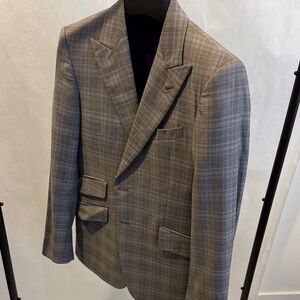 Joseph Abboud Charcoal Checkered Blazer, size 36S